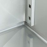 Ψυγείο 800L 6 ρυθμιζόμενα ράφια ανοξείδωτου χάλυβα με ρόδες MAX-09400040